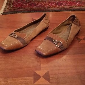 Suede Cole Haan loafers sz 9.5 with Nike balance